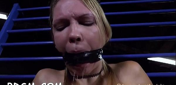  Restrained beauty made to submit to stud excited demands